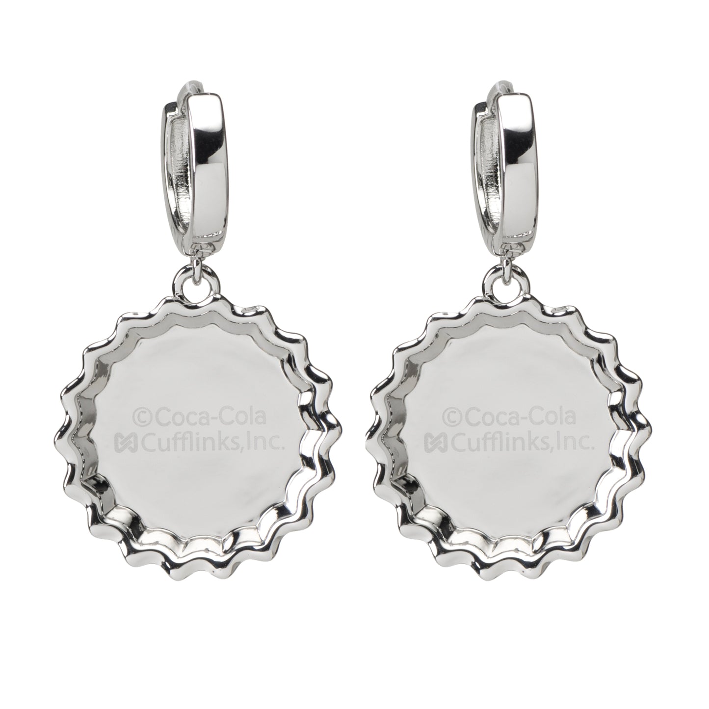 Diet Coke Bottle Cap Earrings Image 3