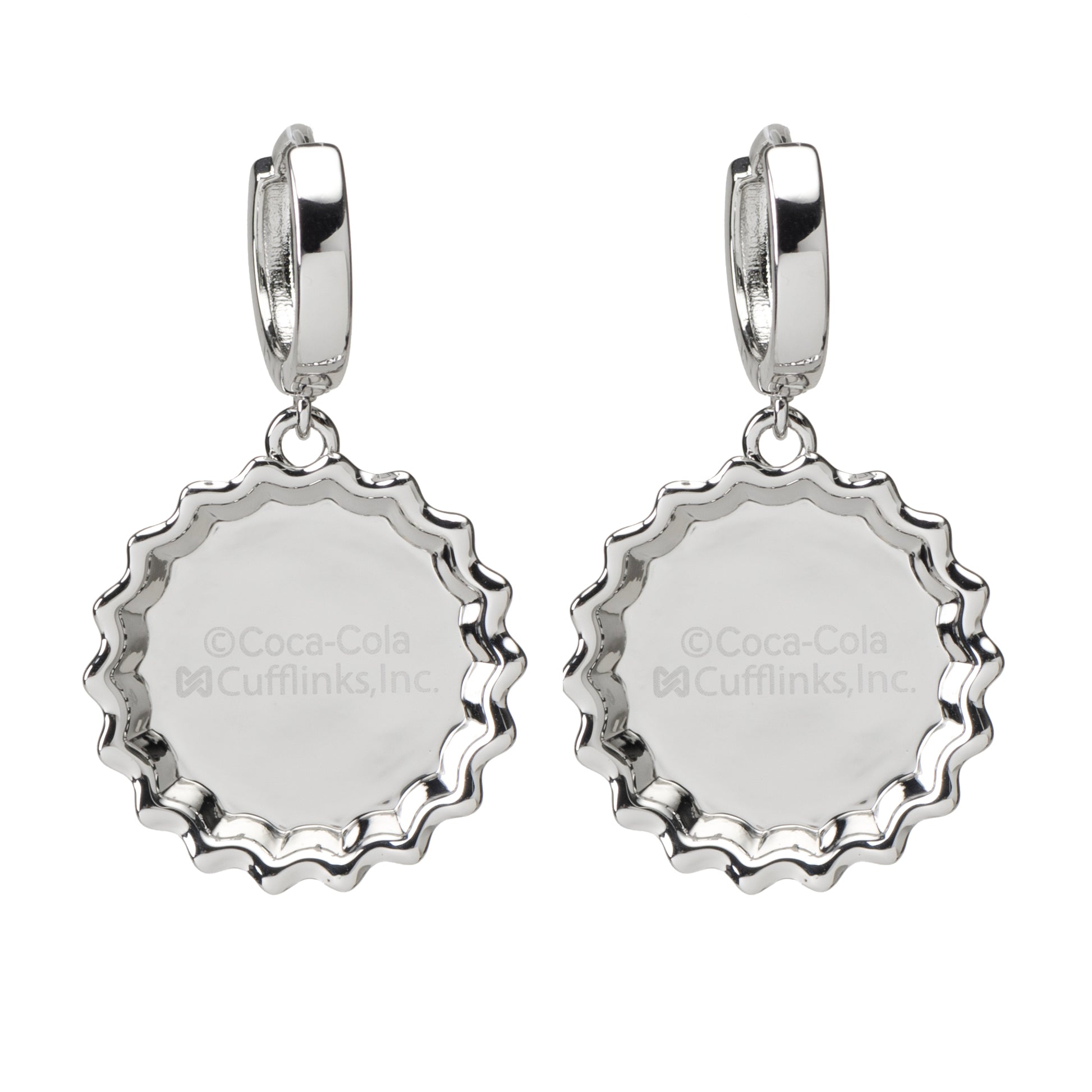 Diet Coke Bottle Cap Earrings Image 3