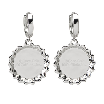 Diet Coke Bottle Cap Earrings Image 3