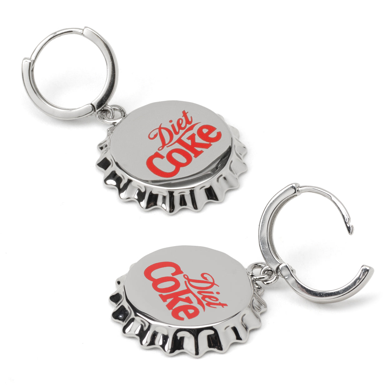 Diet Coke Bottle Cap Earrings Image 4