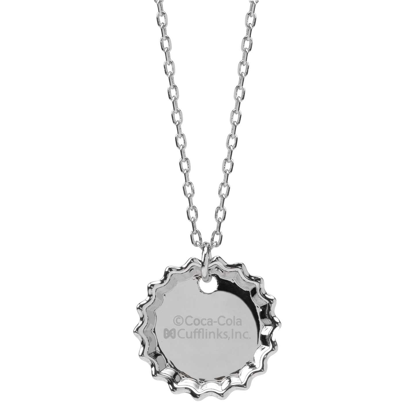 Diet Coke Bottle Cap Red Necklace Image 2