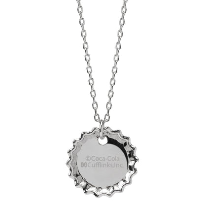 Diet Coke Bottle Cap Red Necklace Image 2
