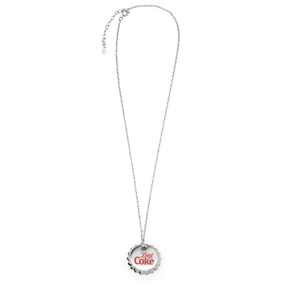 Diet Coke Bottle Cap Red Necklace Image 4