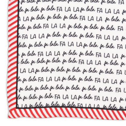 Fa La La Holiday Pocket Square Image 3