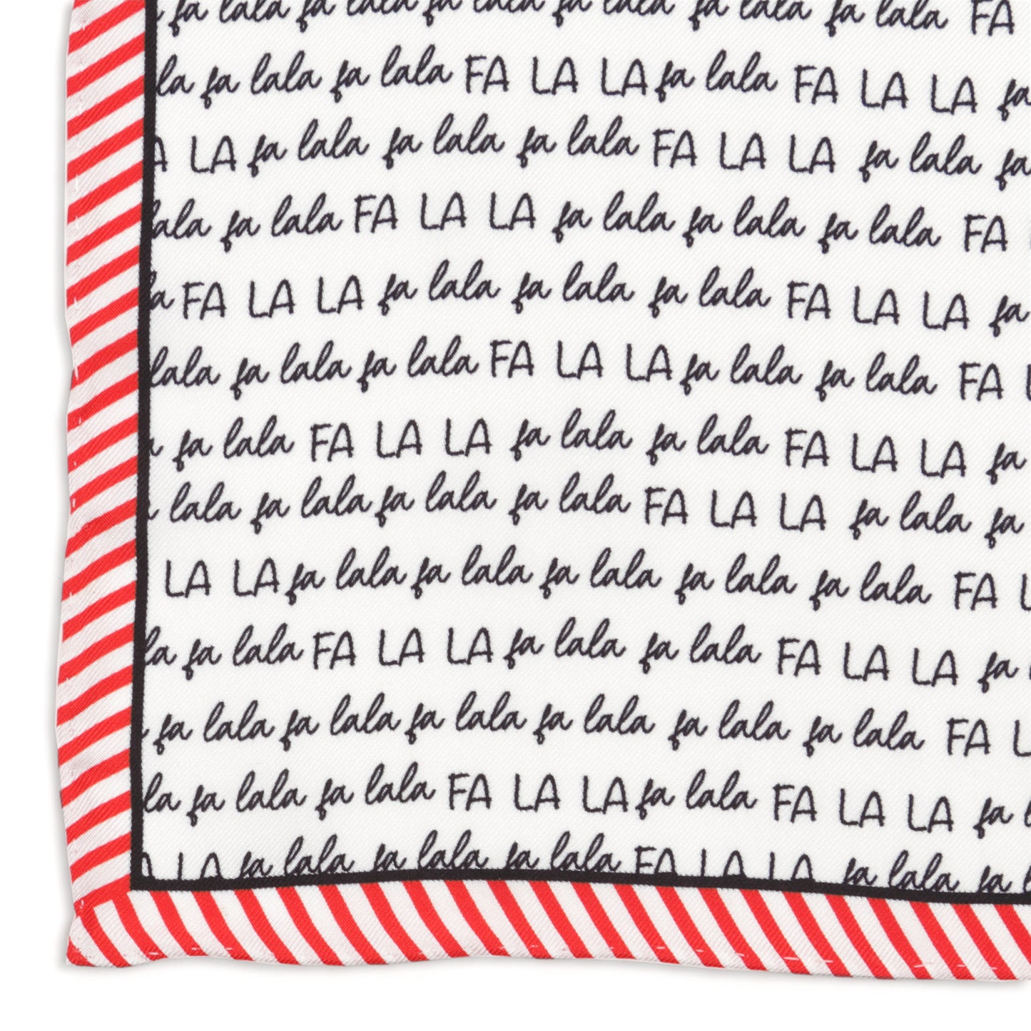 Fa La La Holiday Pocket Square Image 3