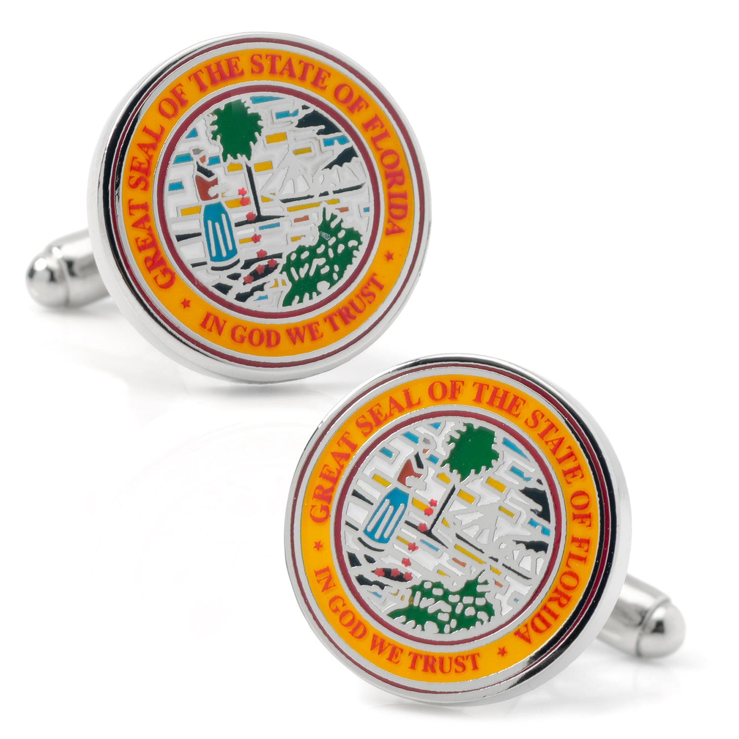 Cufflinks Inc - Florida Seal Cufflinks Image 1