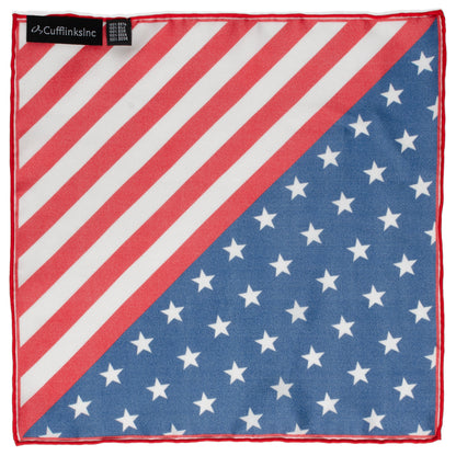 Stars and Stripes Pocket Square Image 3