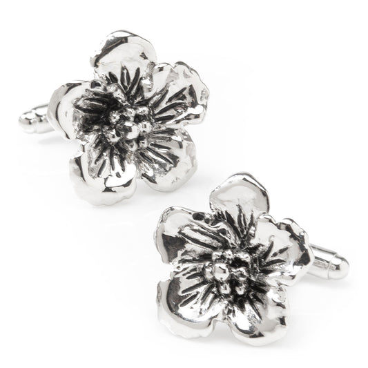 Flower Cufflinks Image 1