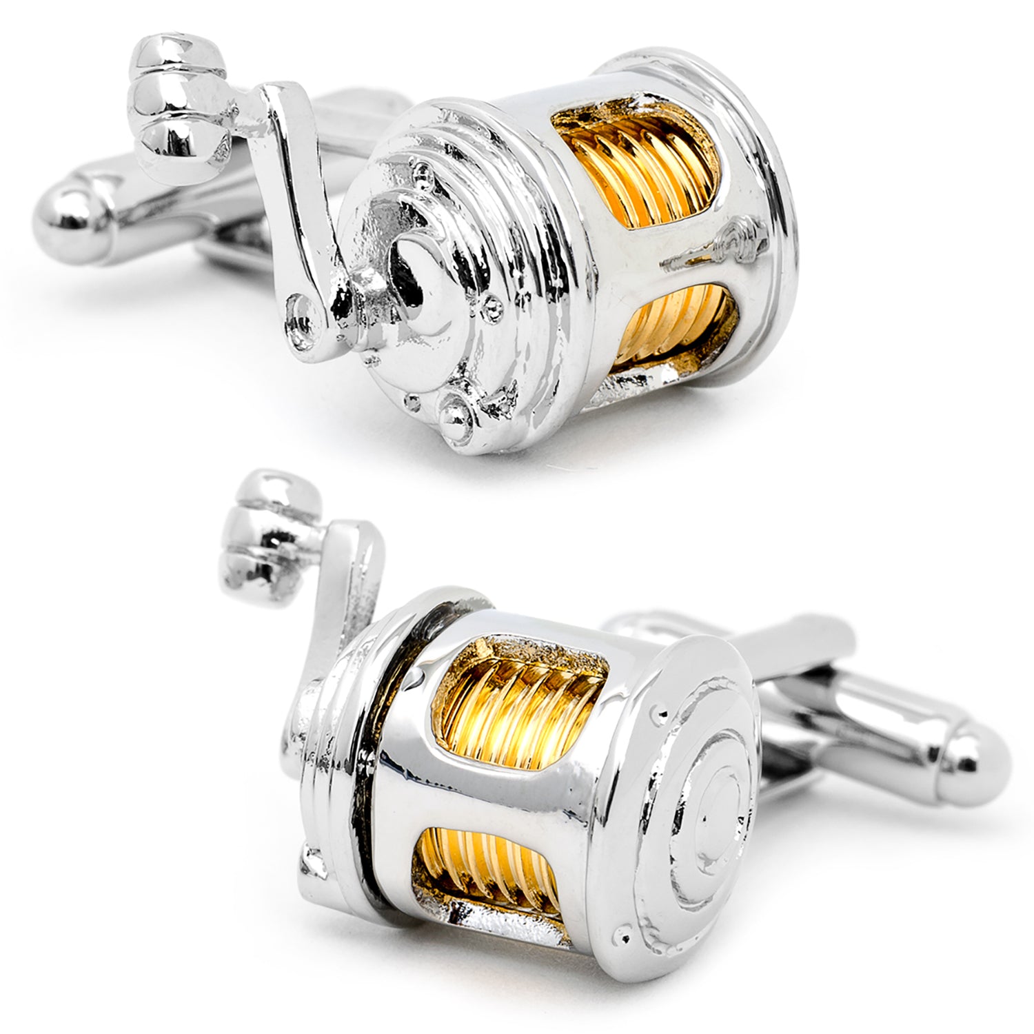 Fishing Reel Cufflinks Image 1