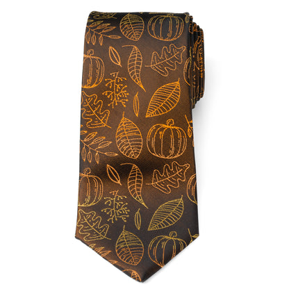 Fall Spice Men's Brown Tie Image 3