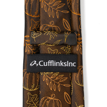 Fall Spice Men's Brown Tie Image 5