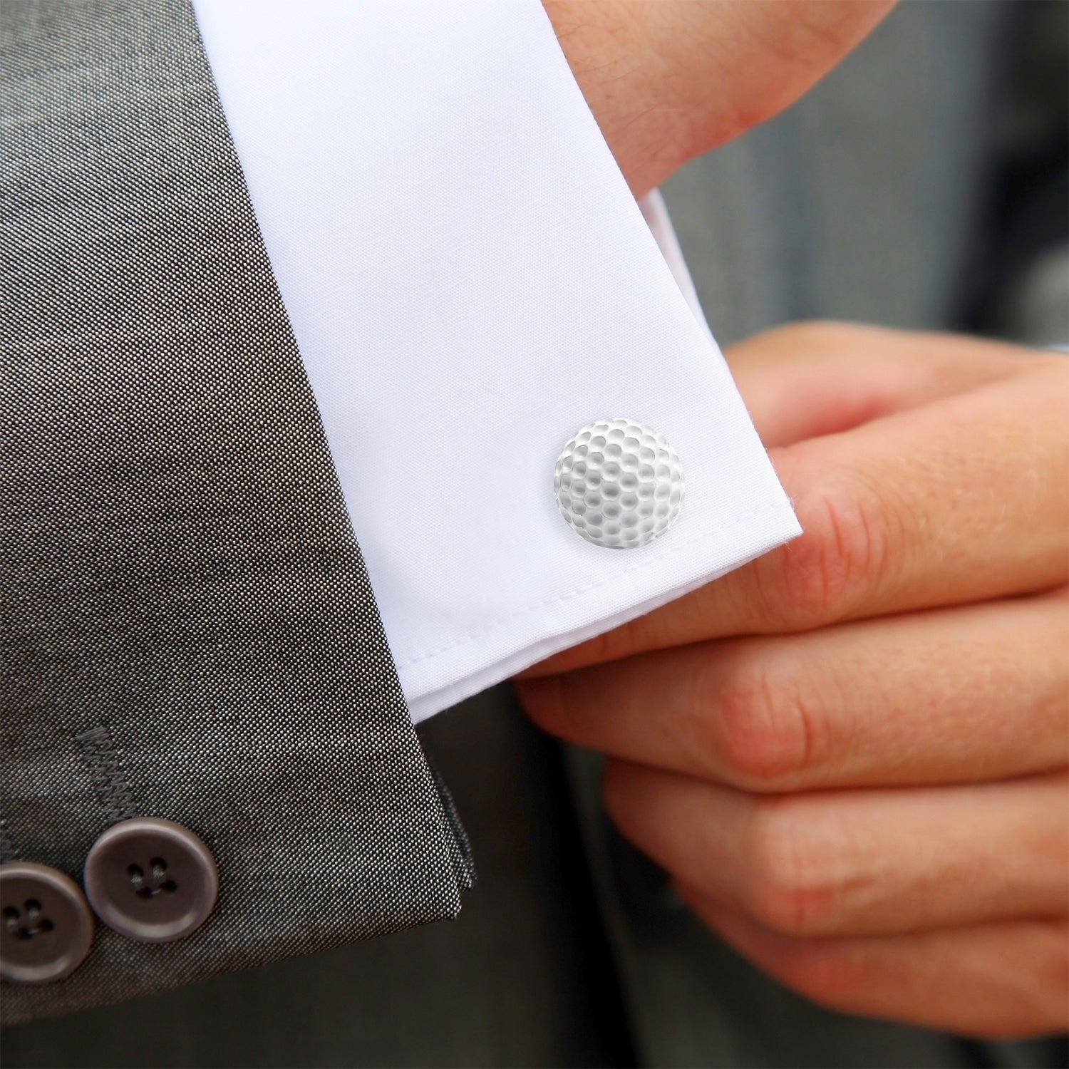 Enamel Golf Ball Cufflinks Image 2