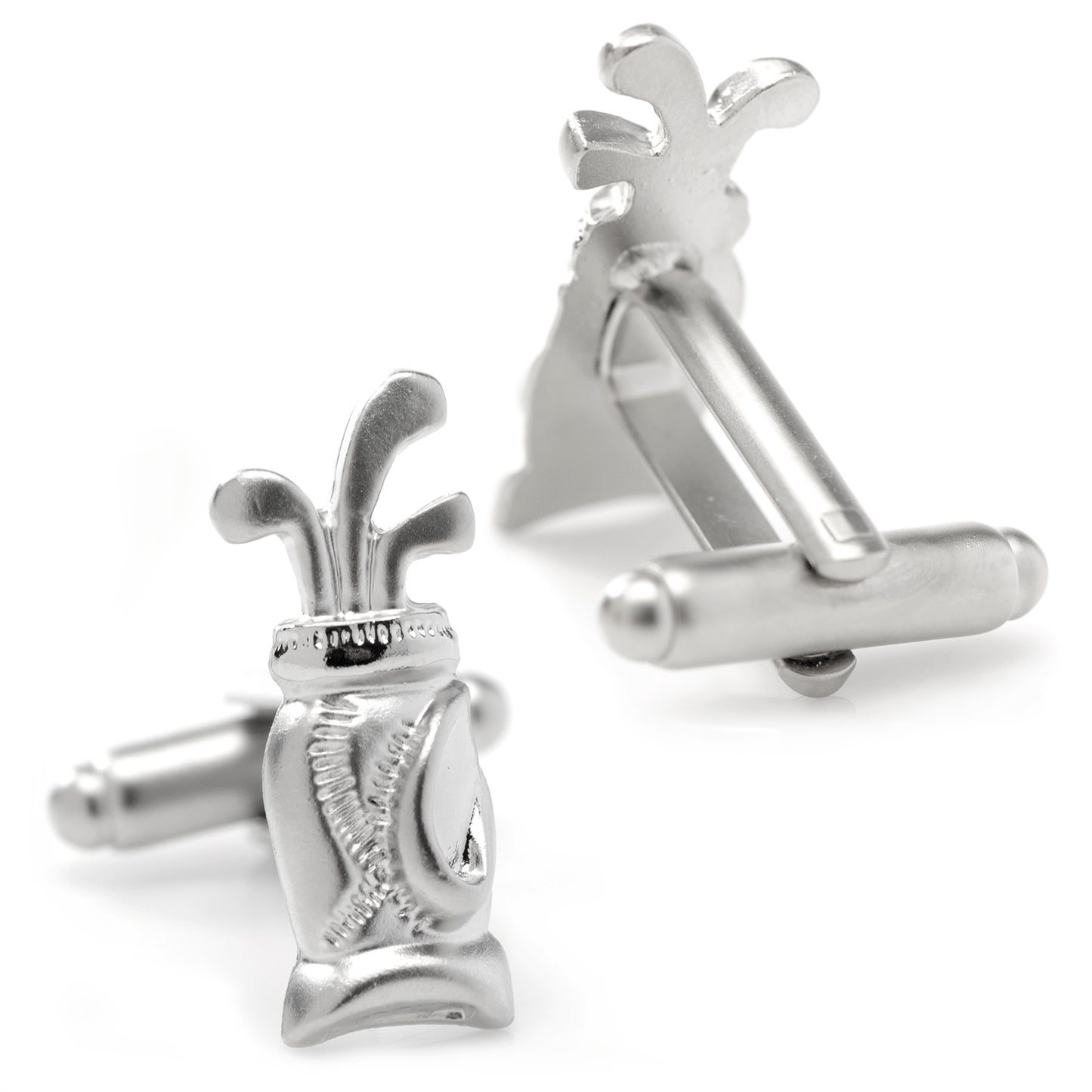 Plated Golf Bag Cufflinks Image 3