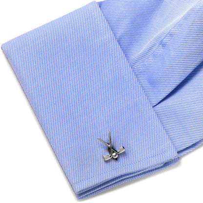 Golf Clubs Cufflinks Image 3