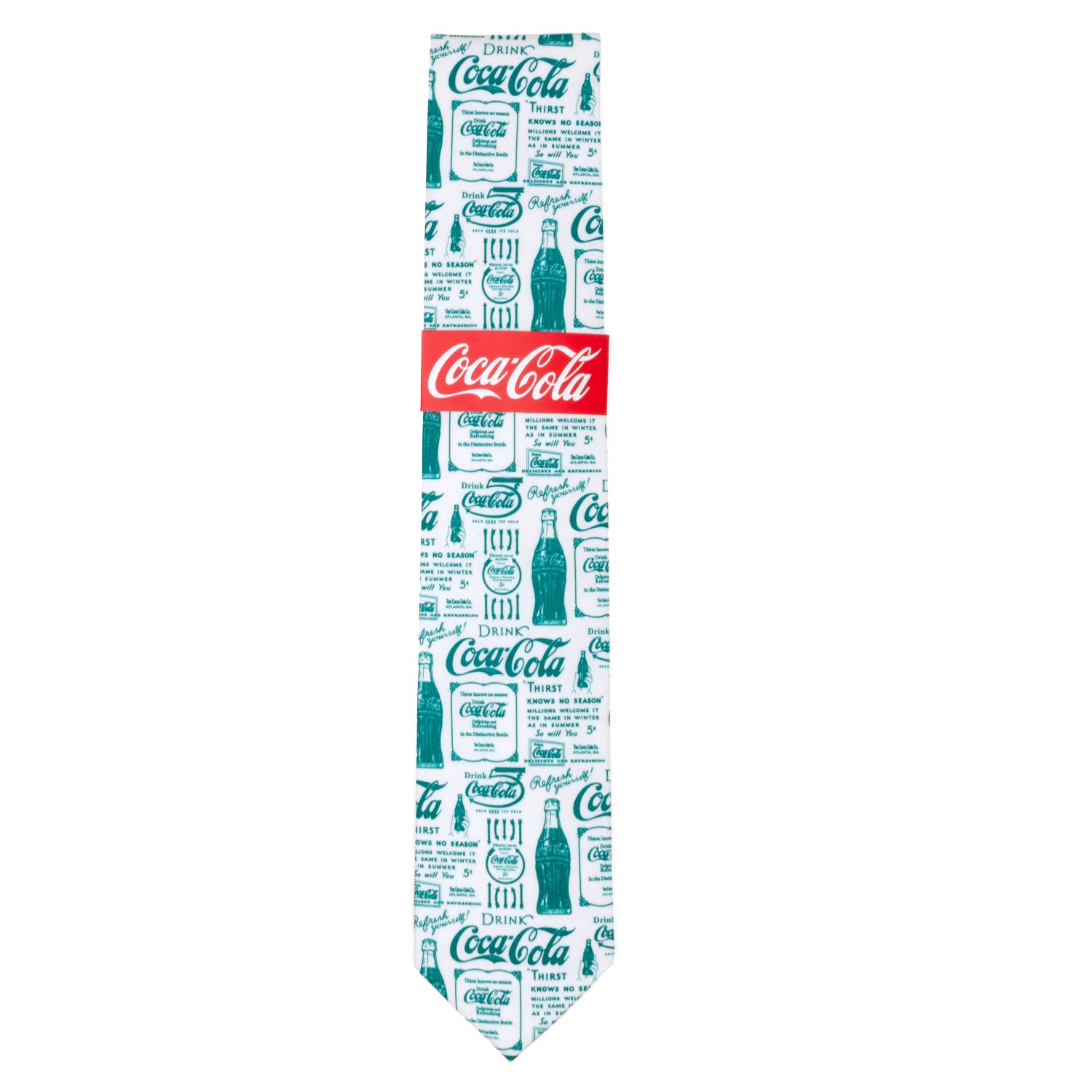 Coca-Cola Green Bottle Men's Tie Image 6