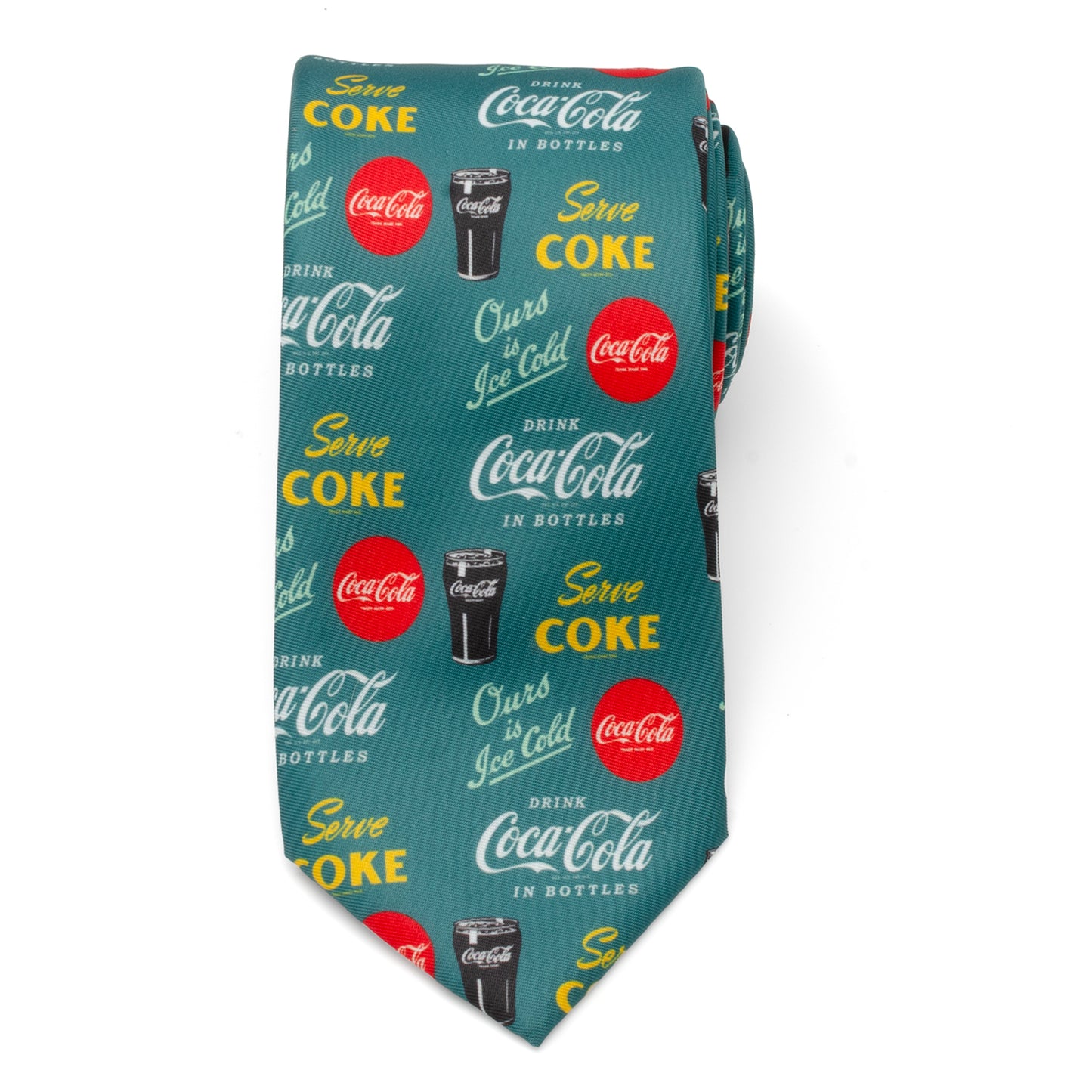 Coca-Cola Green Men's Tie Image 3