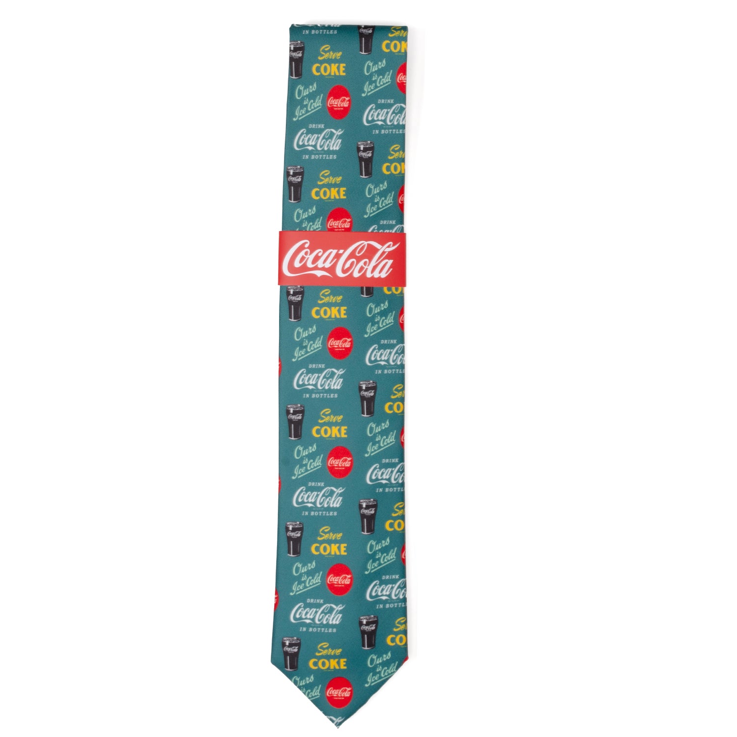 Coca-Cola Green Men's Tie Image 6