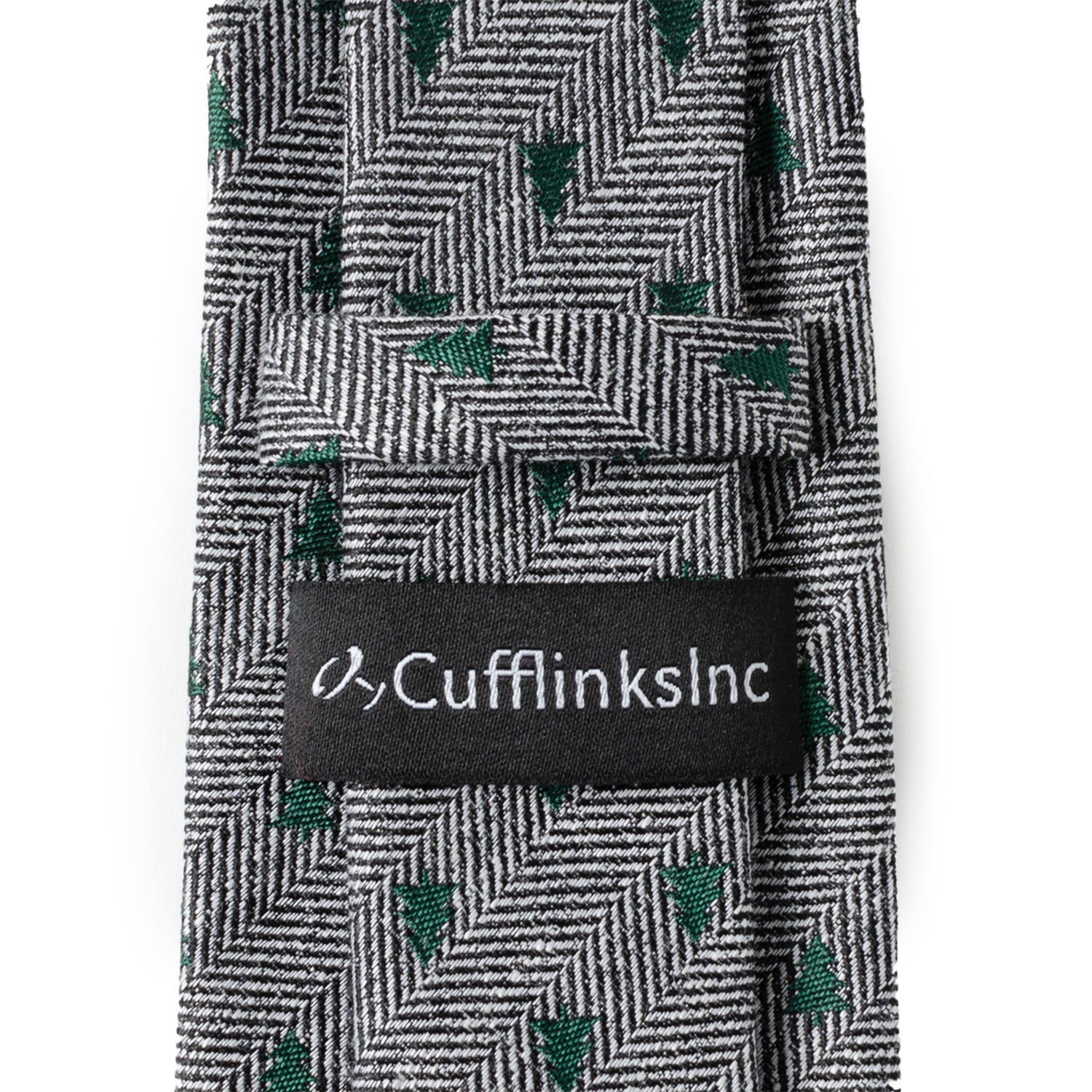 Holiday Tree Herringbone Tie Image 5