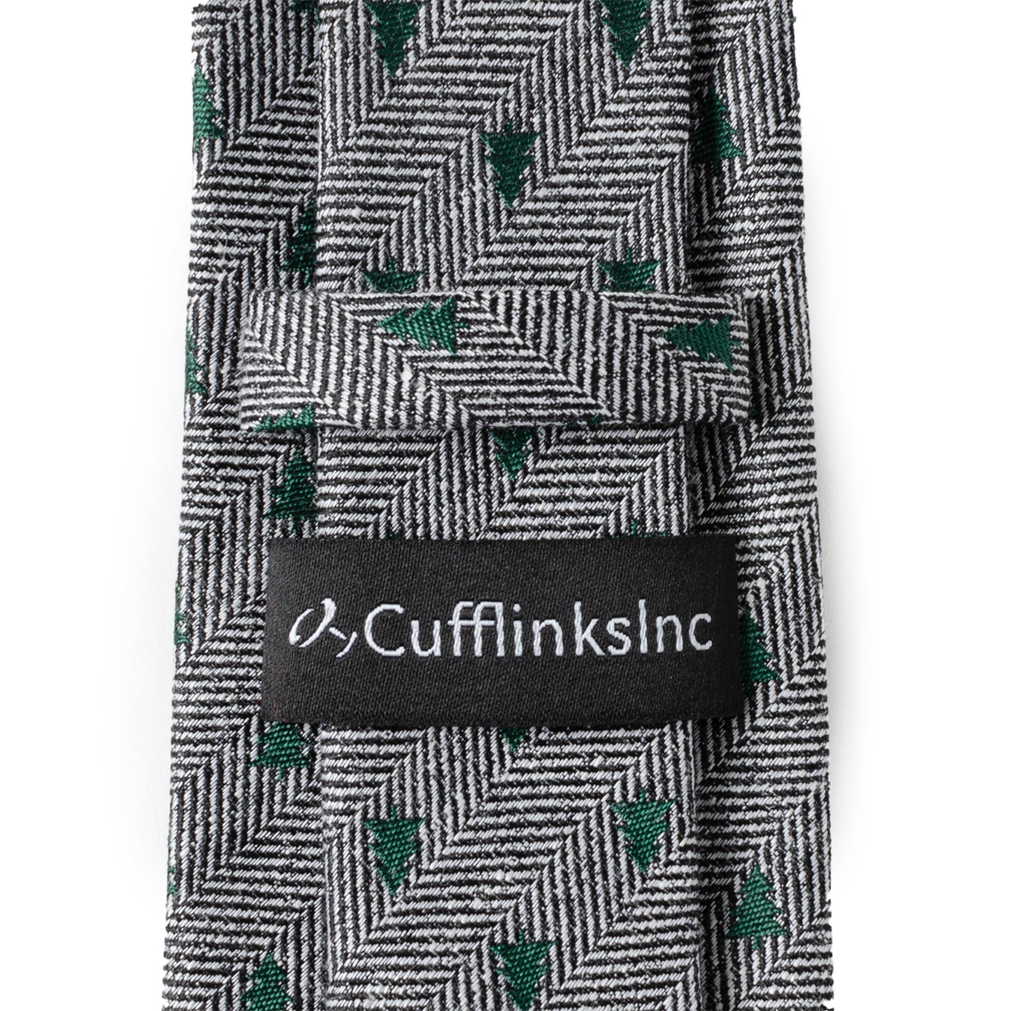 Holiday Tree Herringbone Tie Image 5