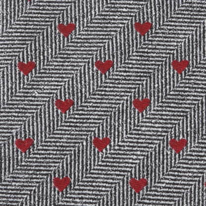 Herringbone Heart Men's Tie Image 5