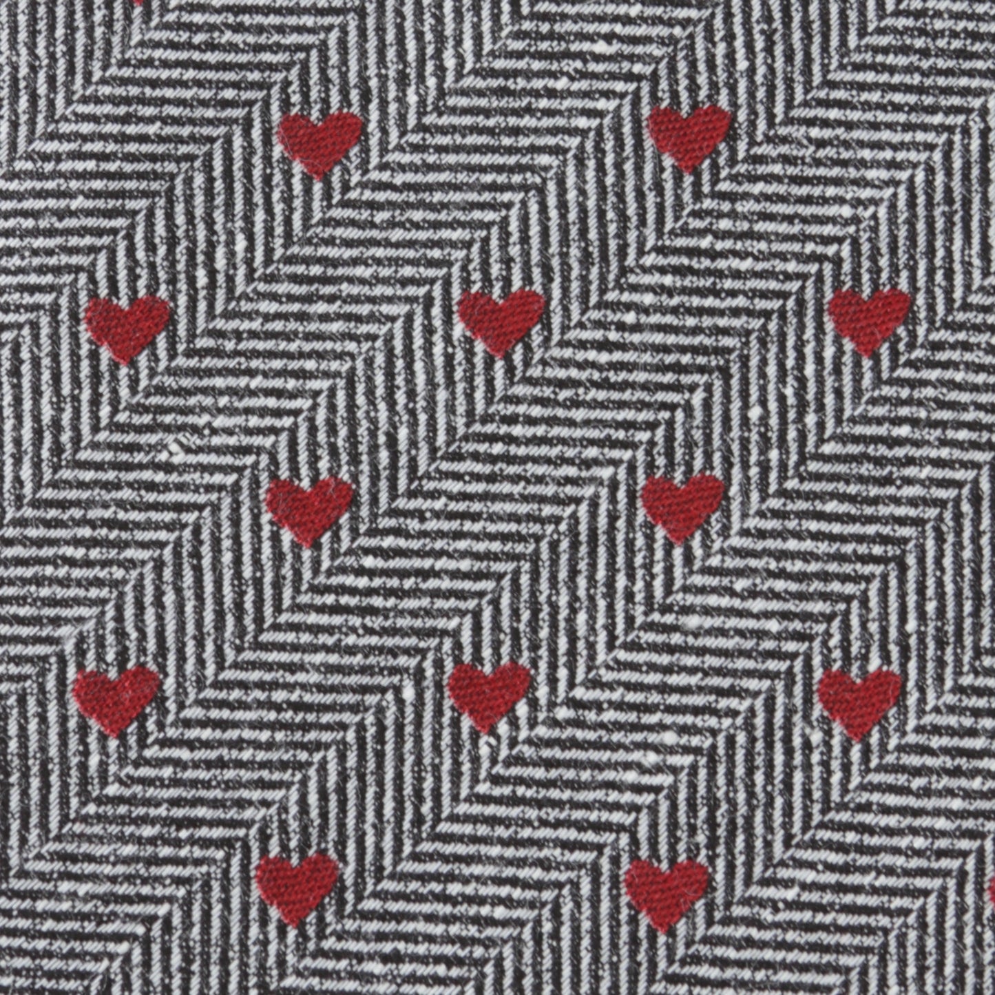 Herringbone Heart Men's Tie Image 5