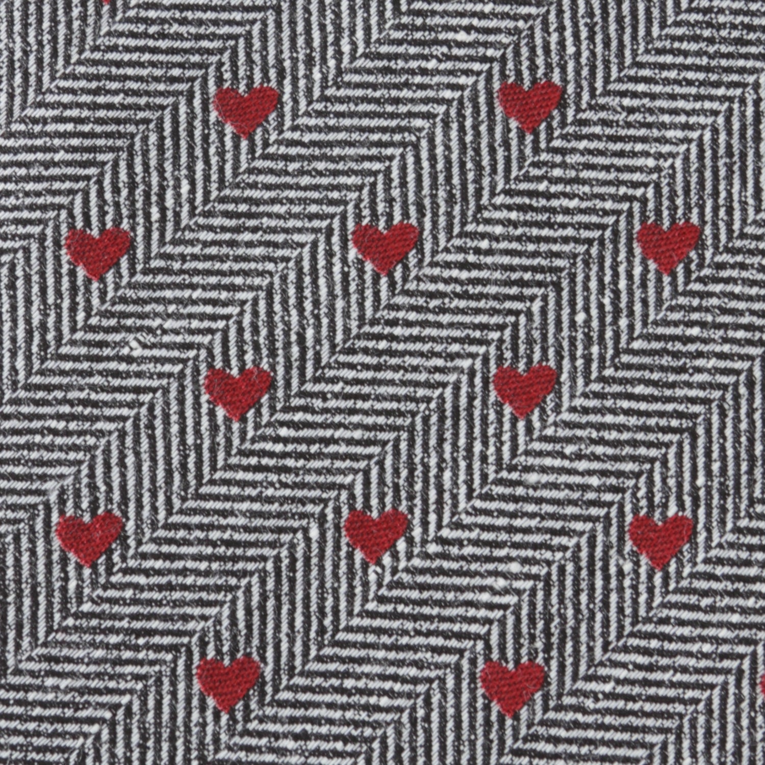 Herringbone Heart Men's Tie Image 5