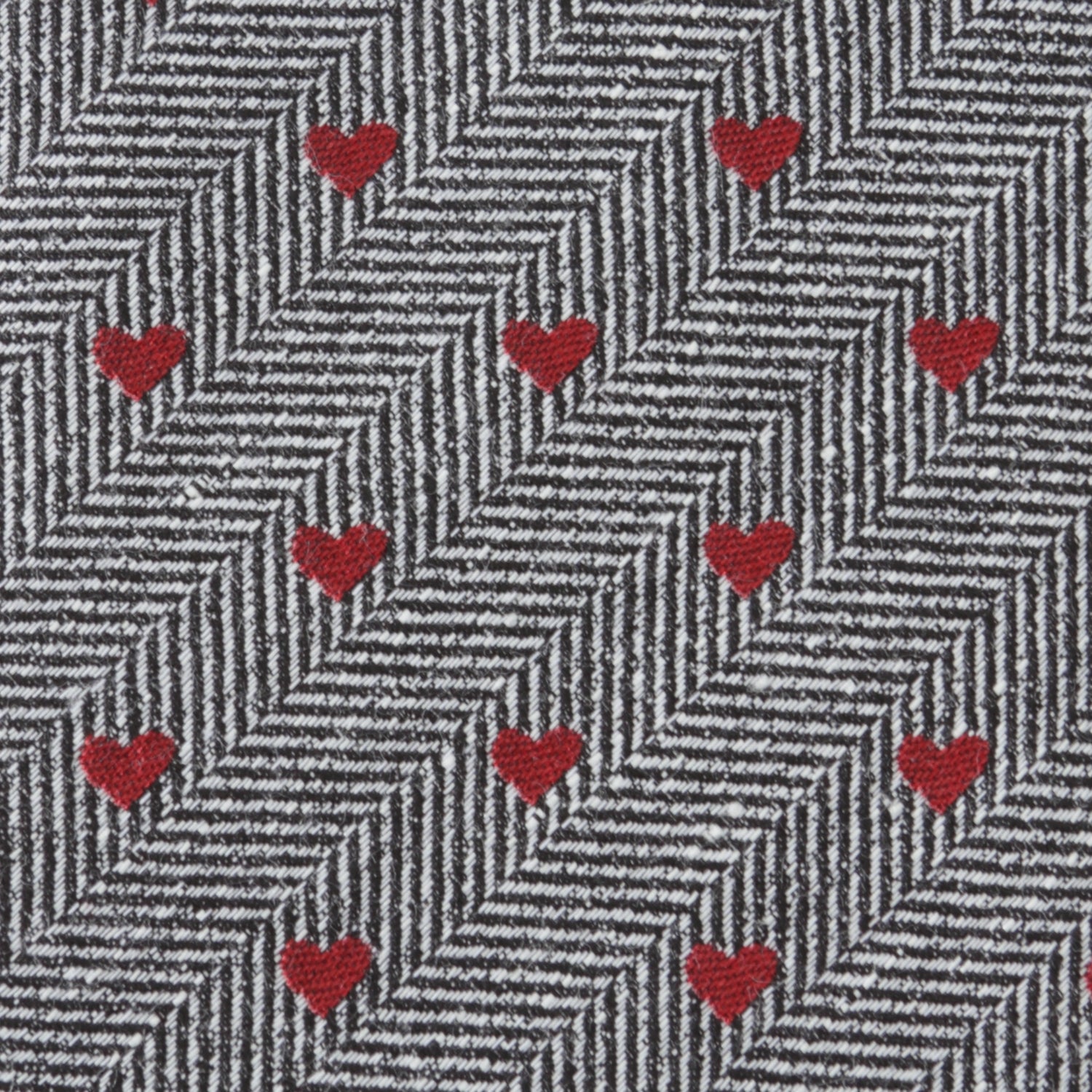 Herringbone Heart Men's Tie Image 5