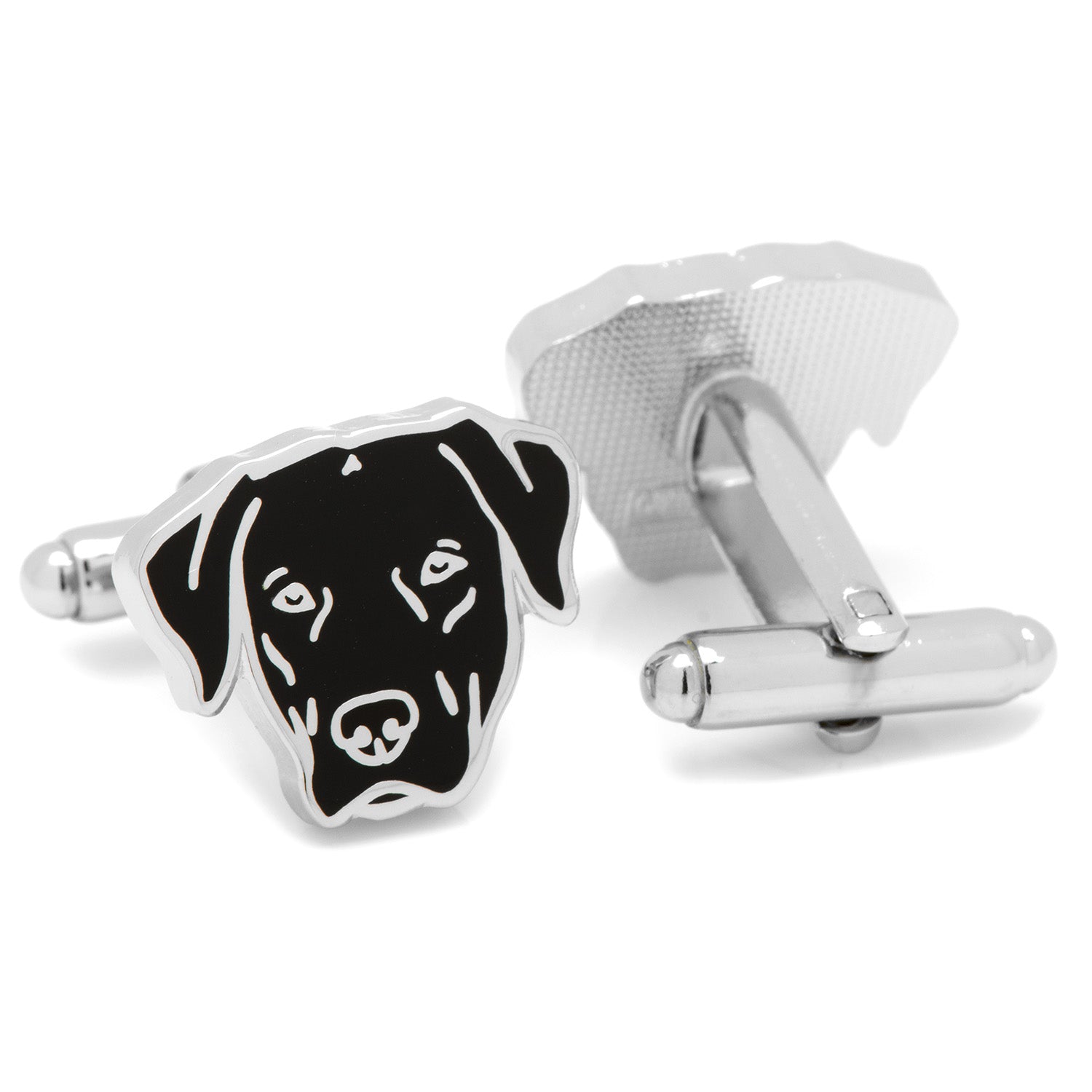 Black Labrador Cufflinks Image 2