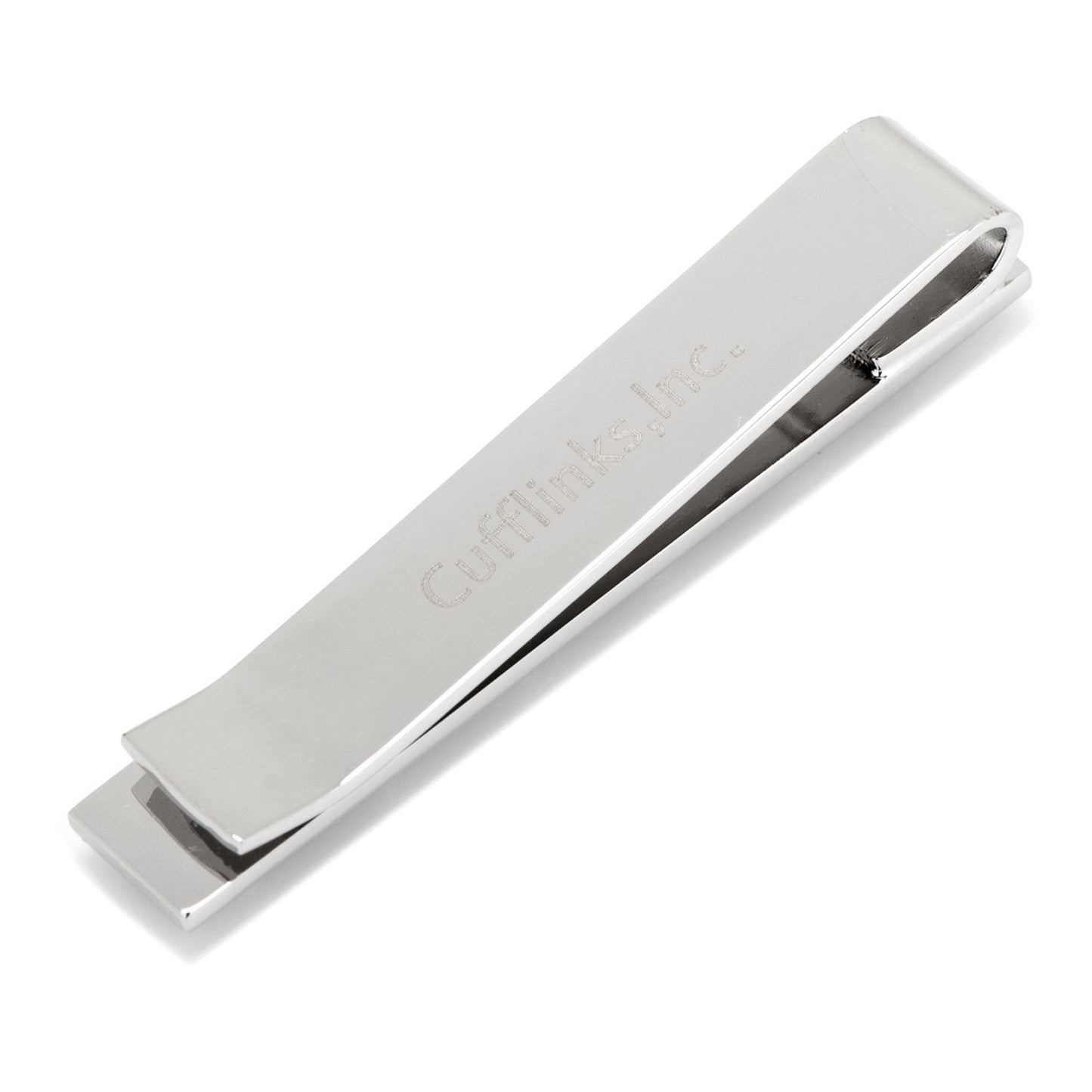 Silver Building Block Tie Bar Image 3