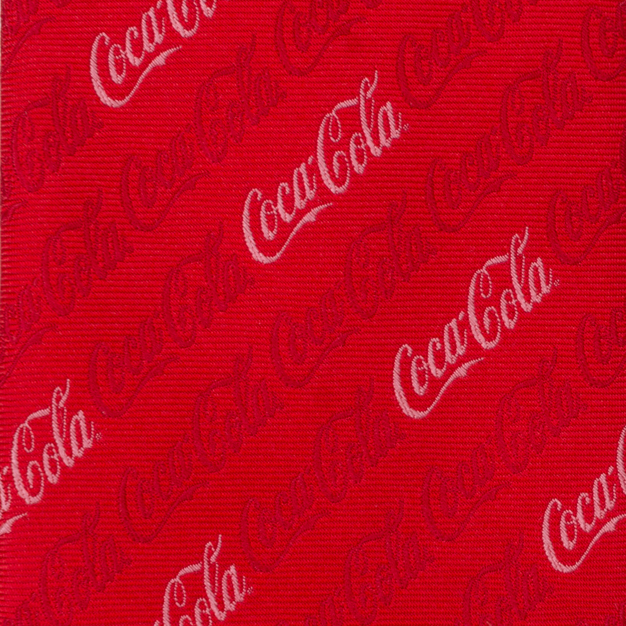 Coca-Cola Logo Red Men's Tie Image 4