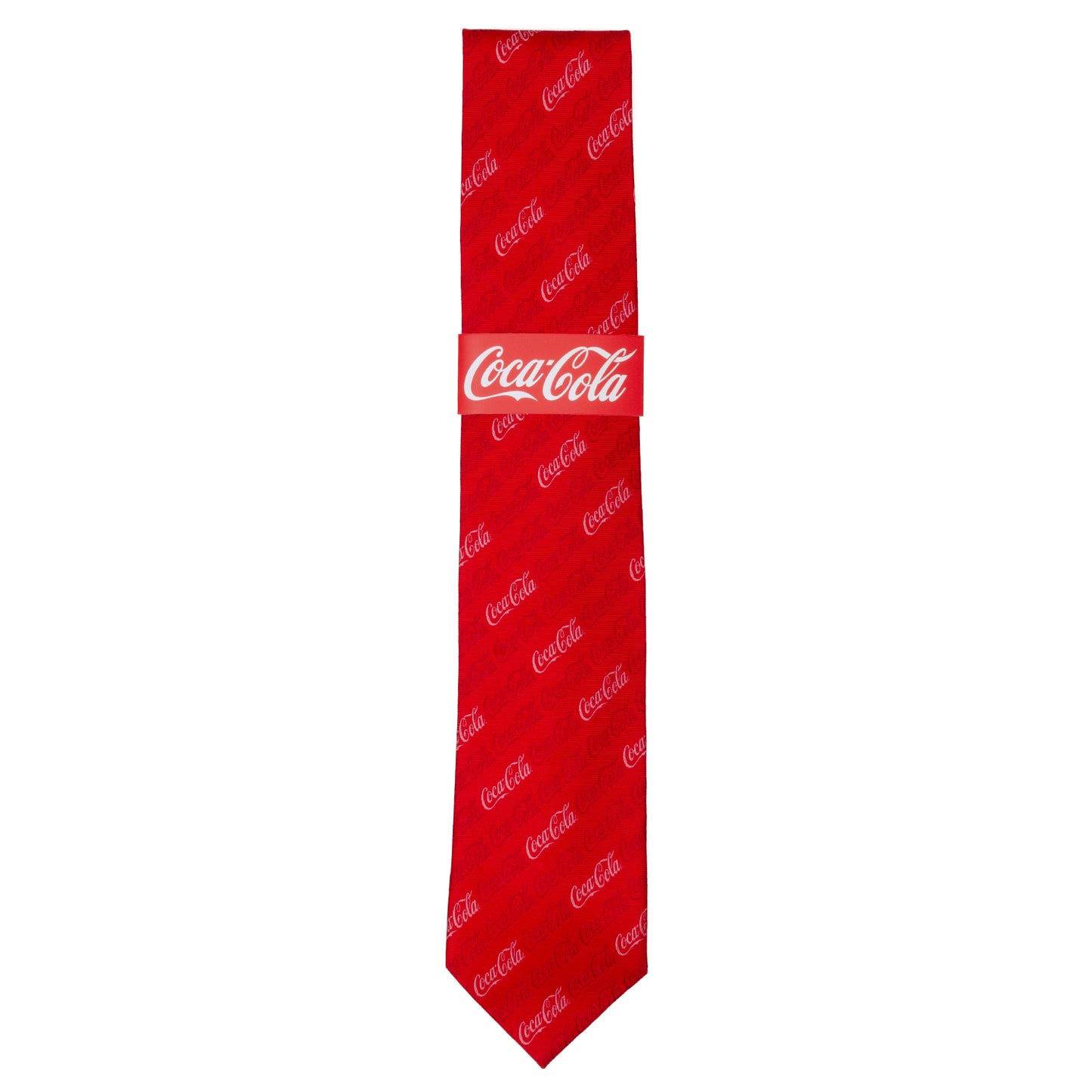 Coca-Cola Logo Red Men's Tie Image 6