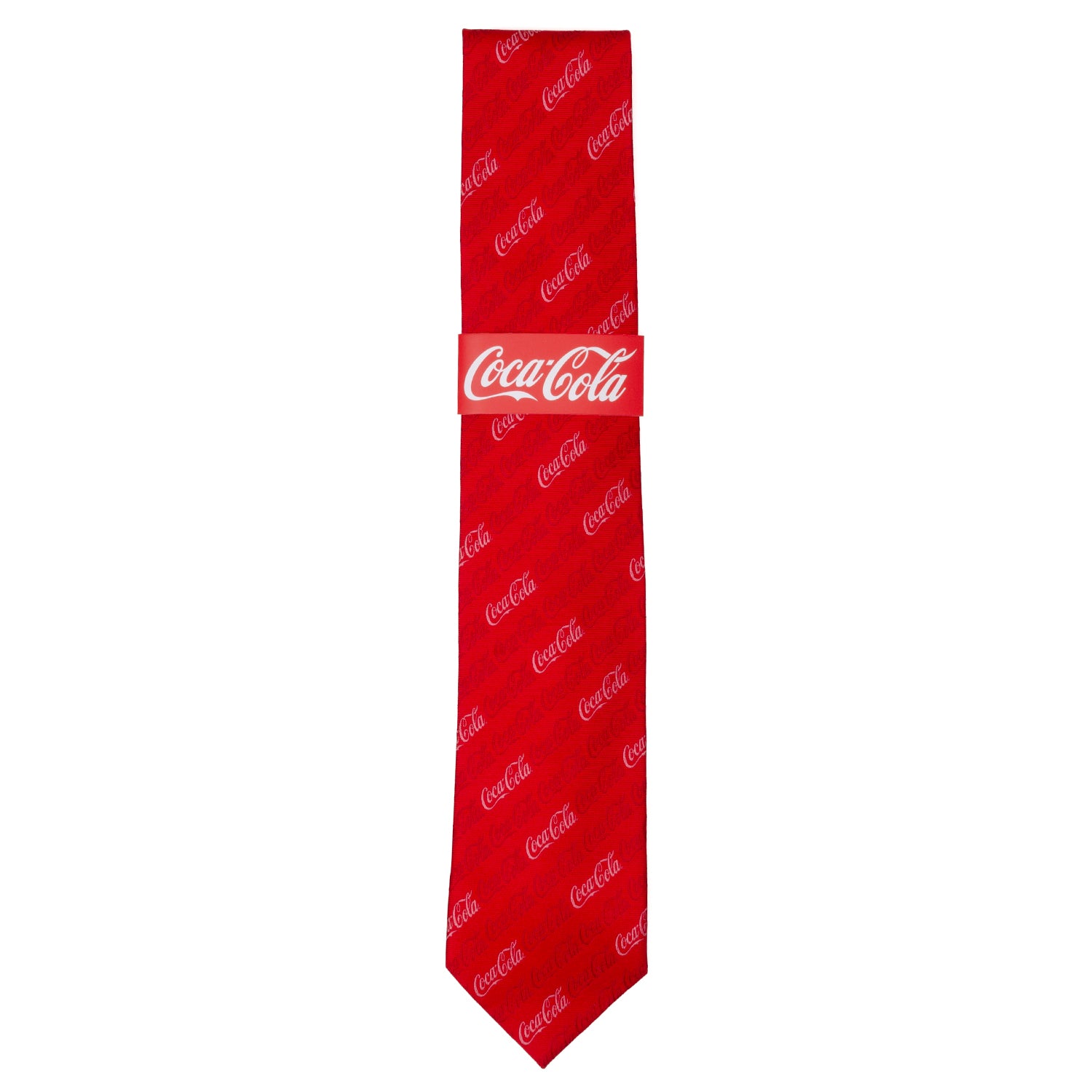 Coca-Cola Logo Red Men's Tie Image 6