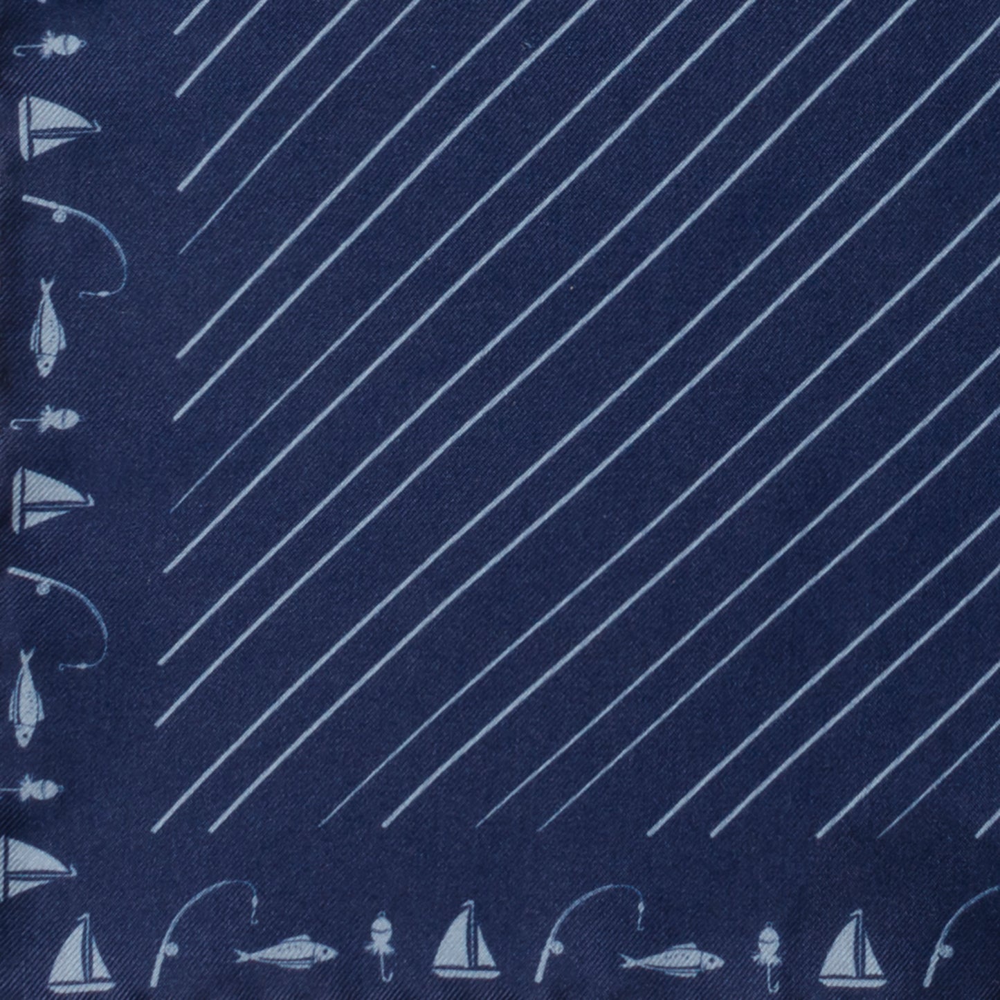 Nautical Blue Pocket Square Image 5