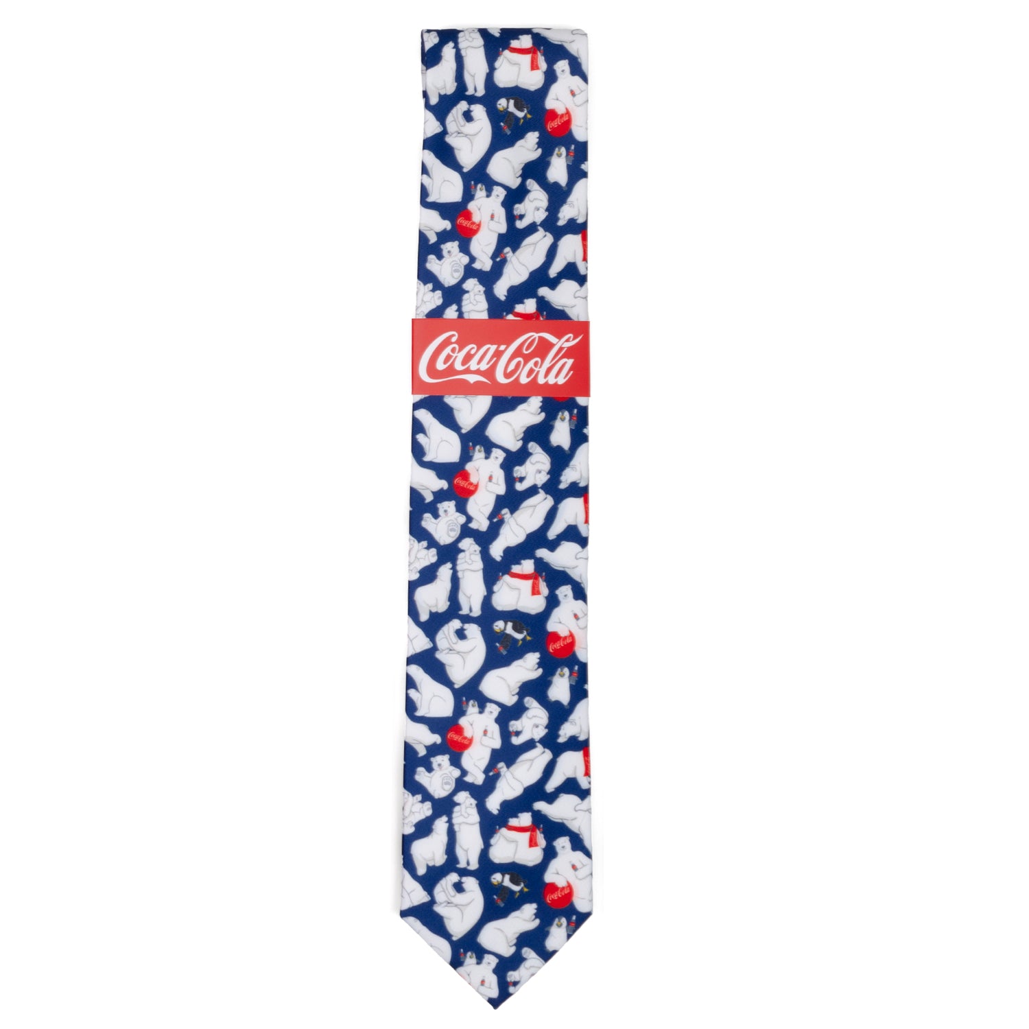 Coca-Cola Polar Bear Navy Blue Men's Tie Image 6