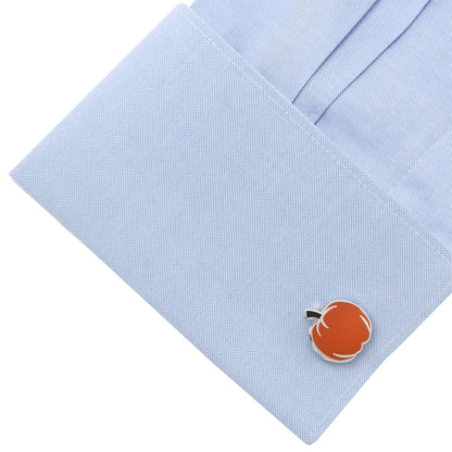 Pumpkin Enamel Cufflinks Image 3