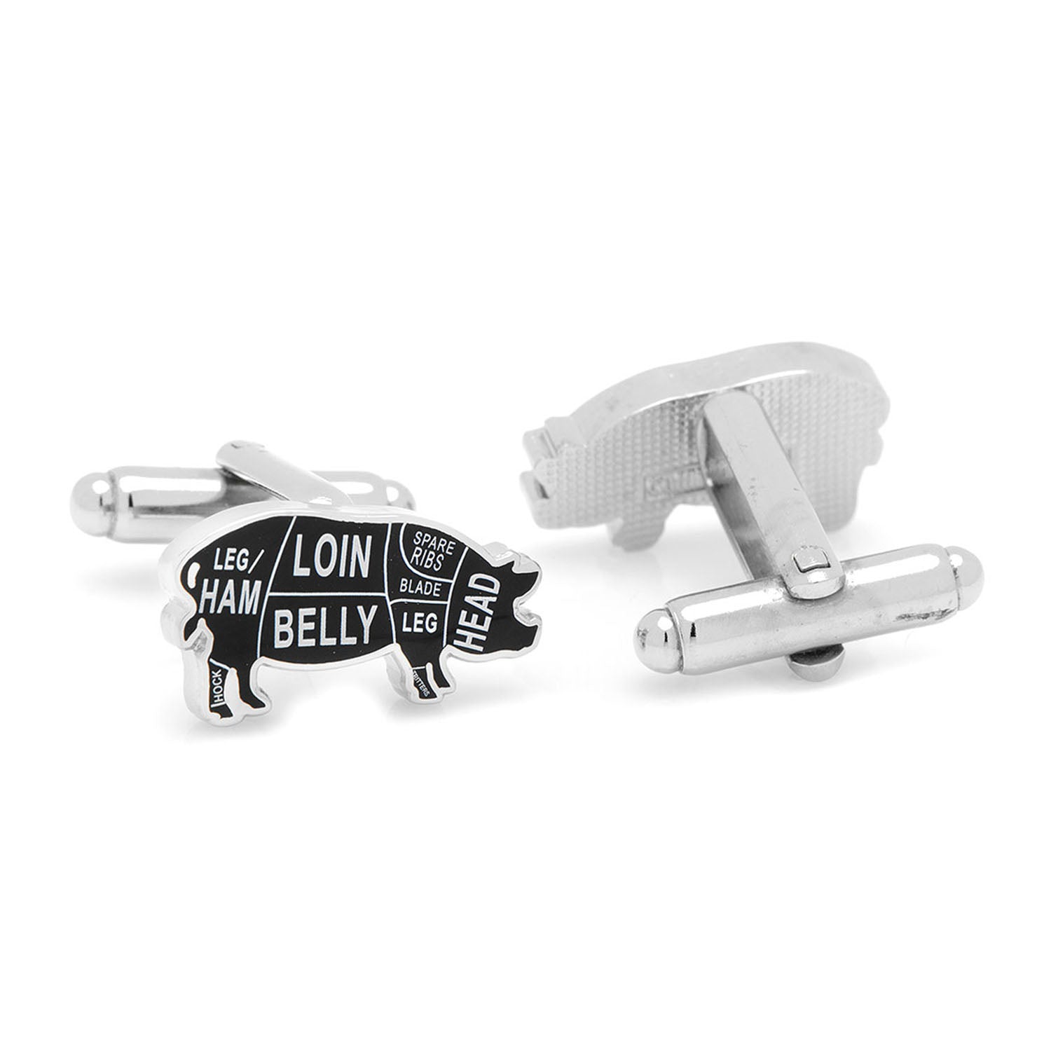 Pork Butcher Cuts Cufflinks Image 2