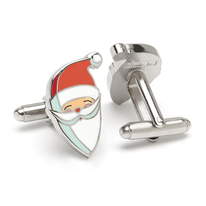 Retro Santa Cufflinks Image 3