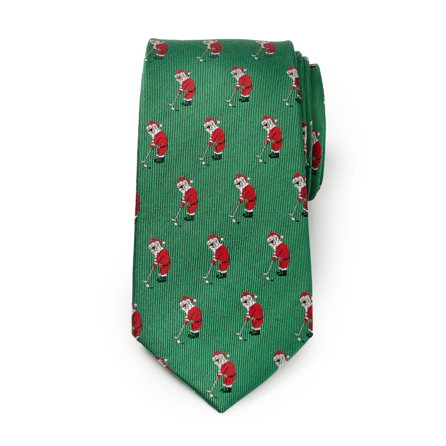 Cufflinks Inc - Santa Golf Par-Tee Men's Green Tie Image 3