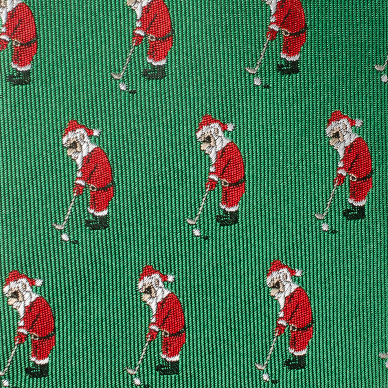 Cufflinks Inc - Santa Golf Par-Tee Men's Green Tie Image 4