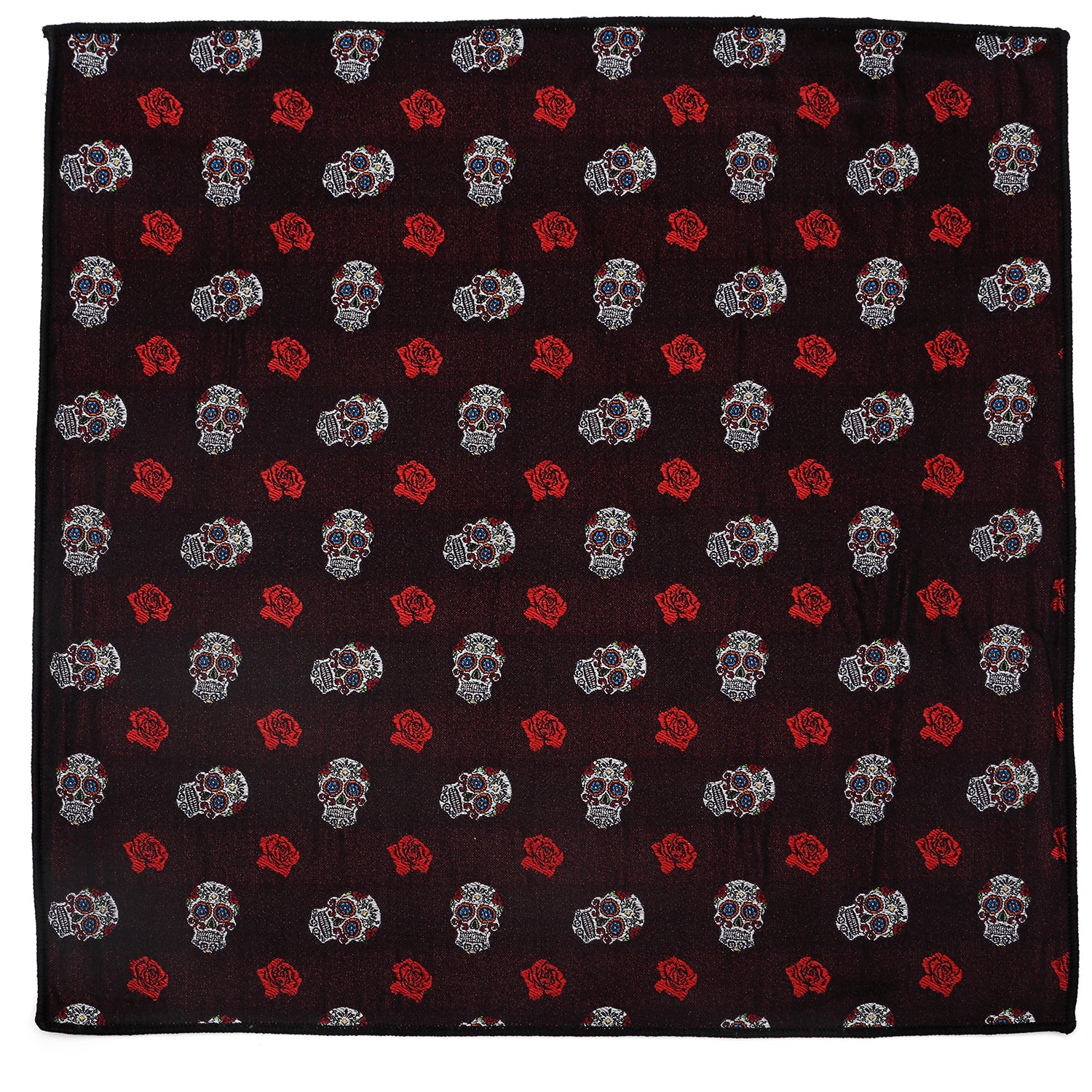 Sugar Skull Pocket Square Image 1