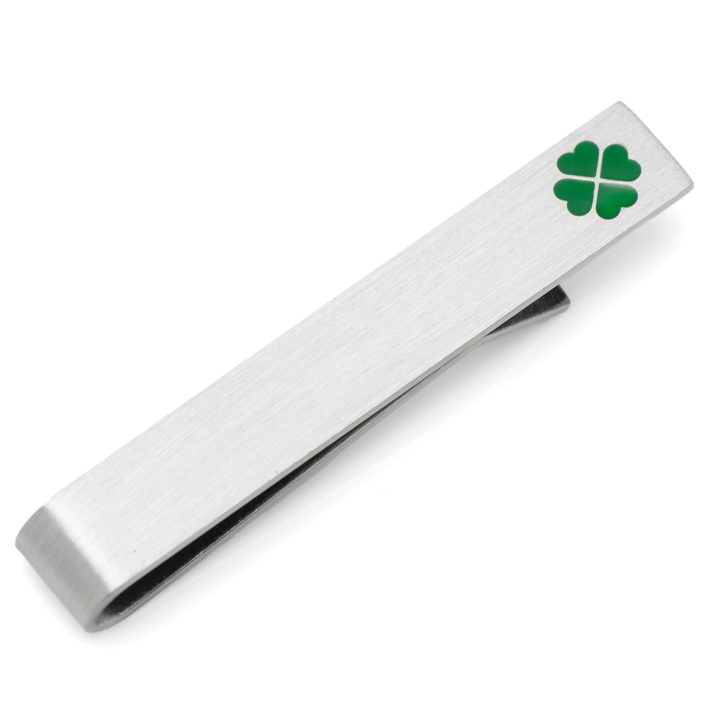 Shamrock Hidden Message Tie Bar Image 3