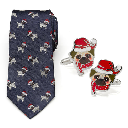 Santa Pug Gift Set Image 1