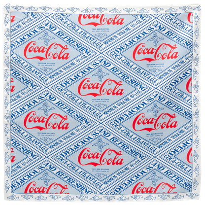 Satin Coca-Cola Print Scarf Image 1