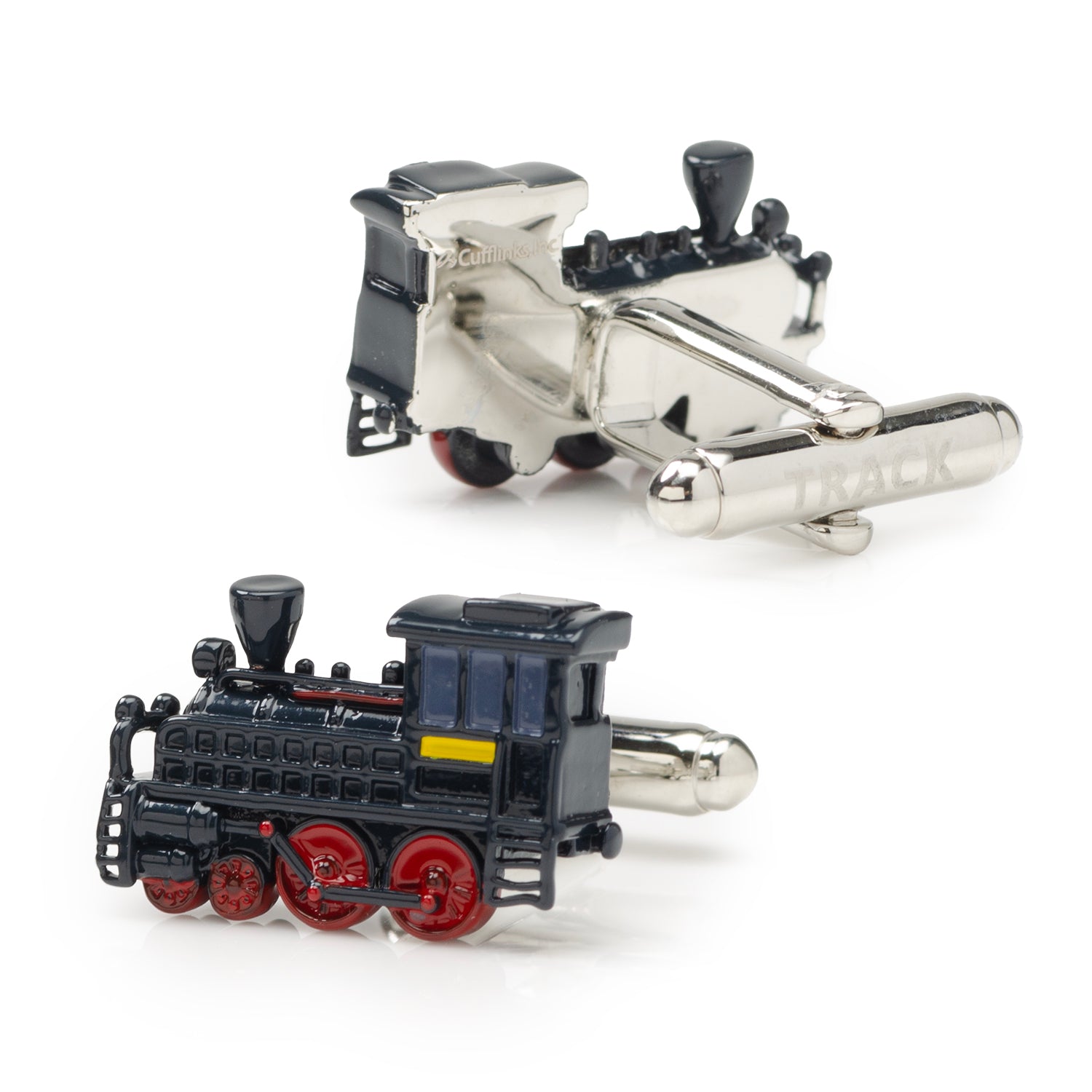 3D Steam Engine Cufflinks Image 3