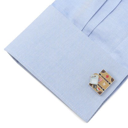 Traveler Suitcase Cufflinks Image 3