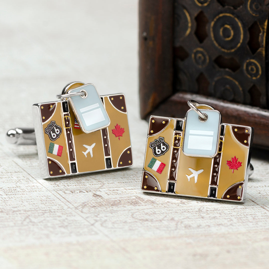 Traveler Suitcase Cufflinks Image 5