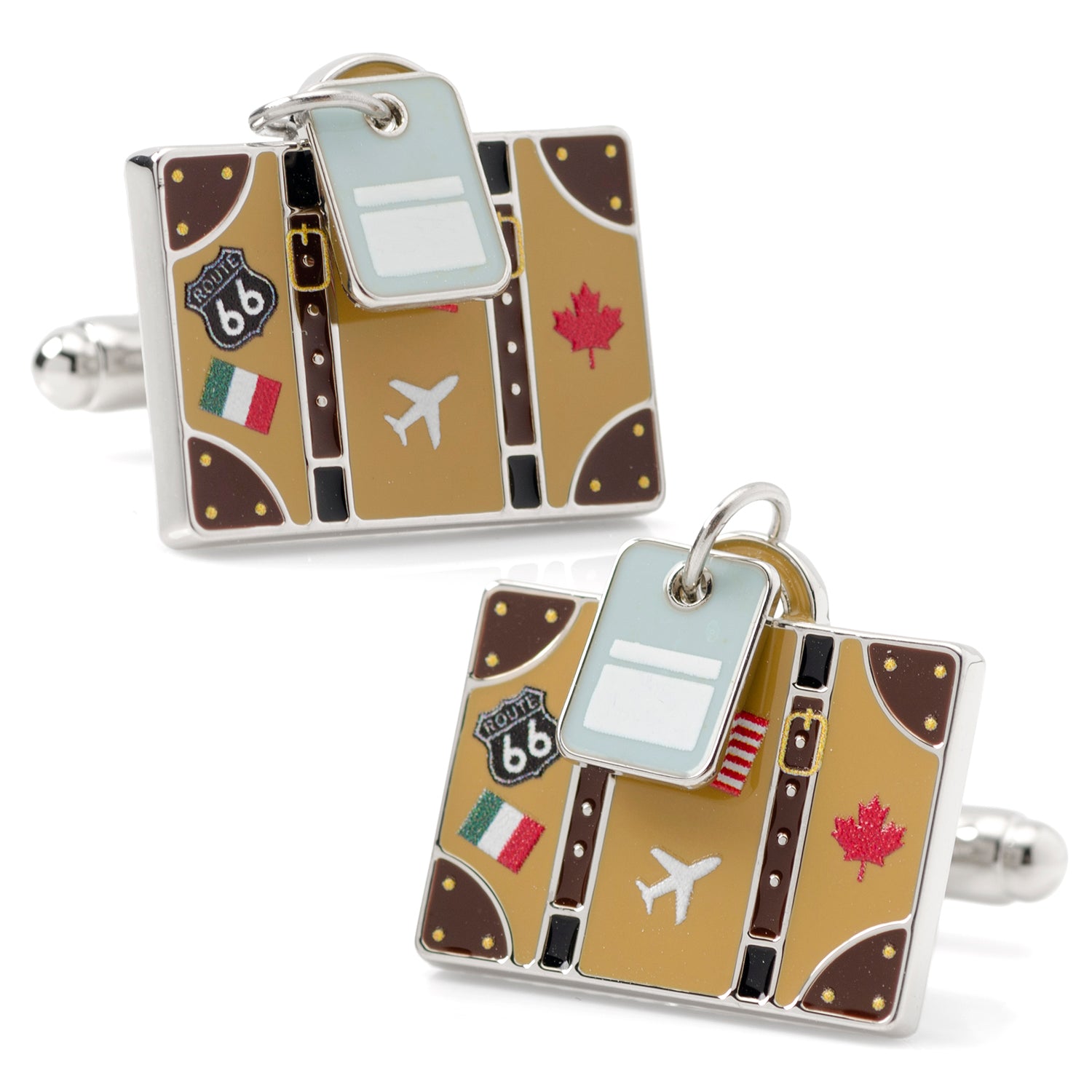 Traveler Suitcase Cufflinks Image 1