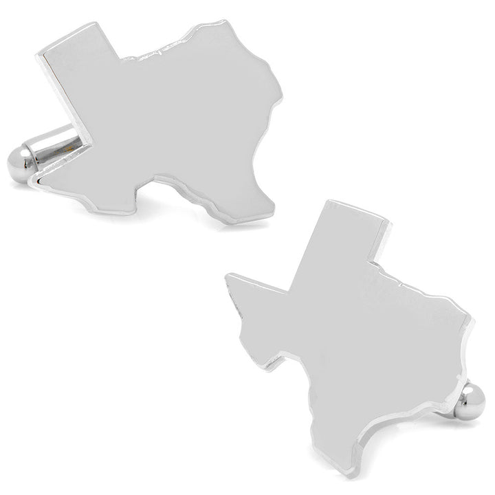 Silver Texas Cufflinks and Lapel Pin Gift Set Image 3