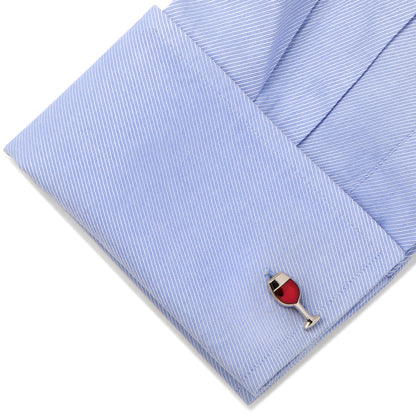 Wine and Bottle Cufflinks Image 3