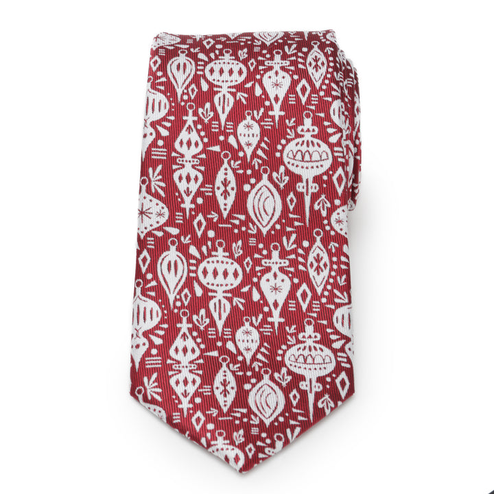 Christmas Wrap Red Men's Tie Image 3